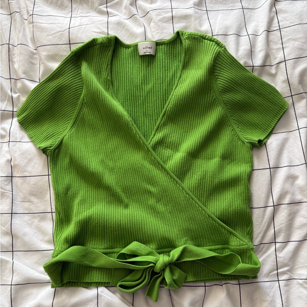 2XL Wilfred All Tied Up Top Cucamelon Green